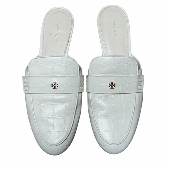 Tory Burch Shoes - Tory Burch Georgia Backless Loafers Slides Women’s Size 7 Logo Designer Classic
